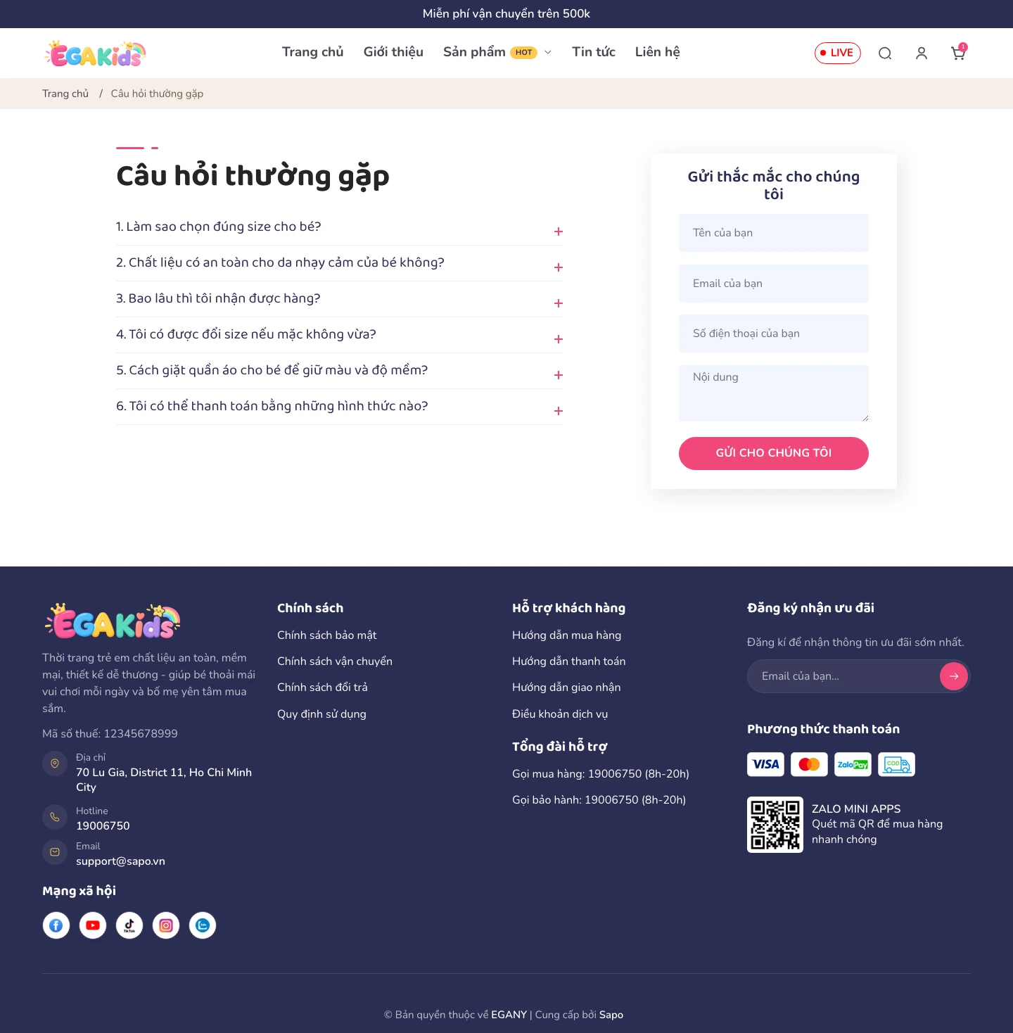 Câu hỏi thường gặp