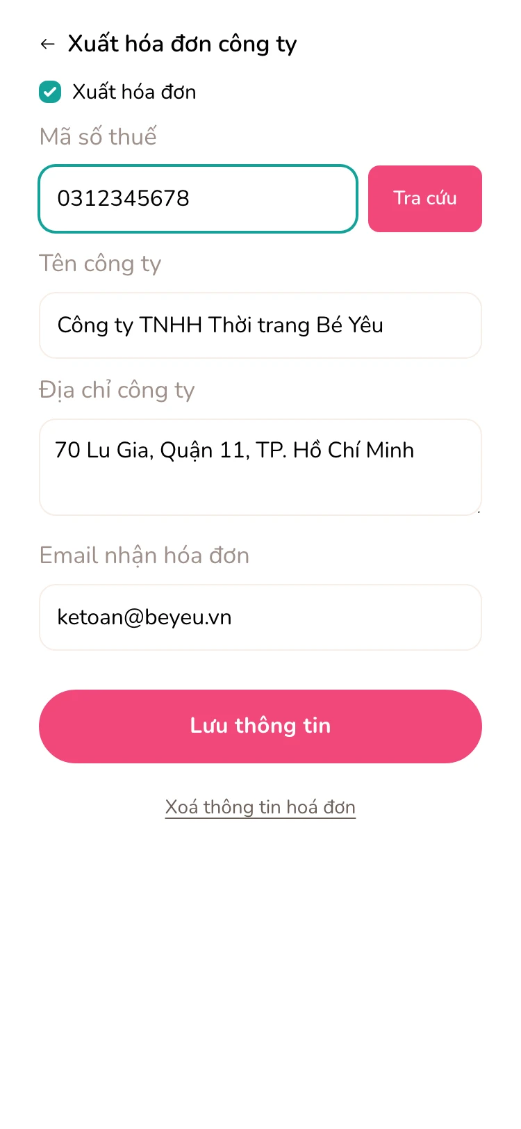 Trên điện thoại